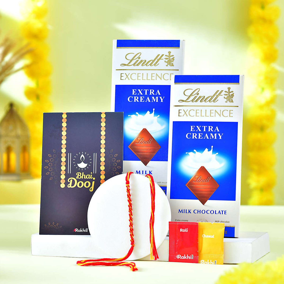 Bhaidooj Kalava with Lindt Extra Creamy Chocolate