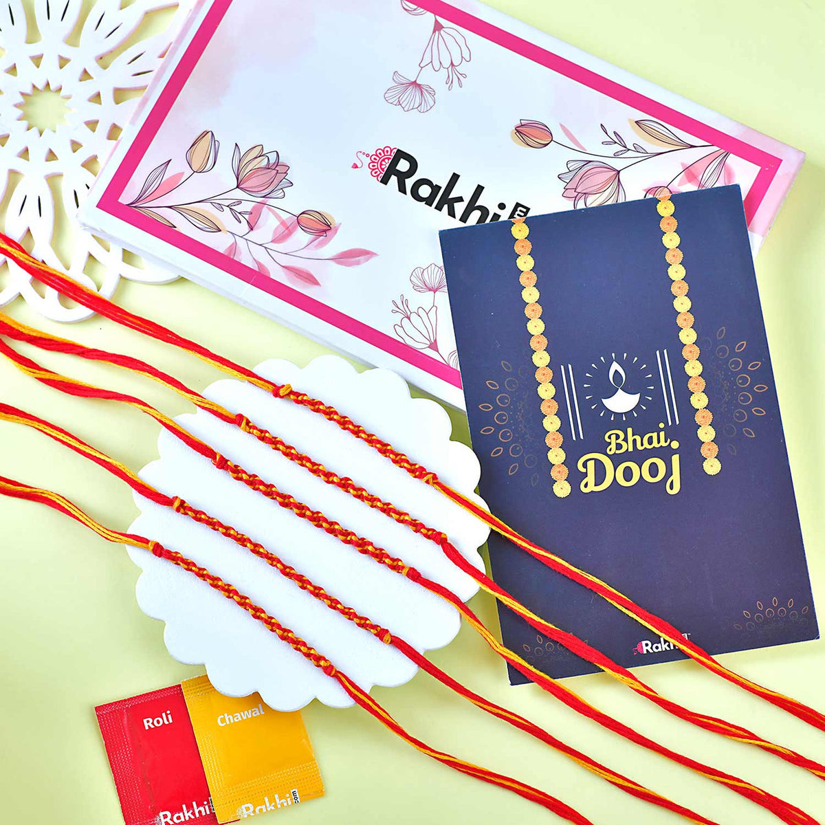 Bhaidooj Mauli Thread Set of 5