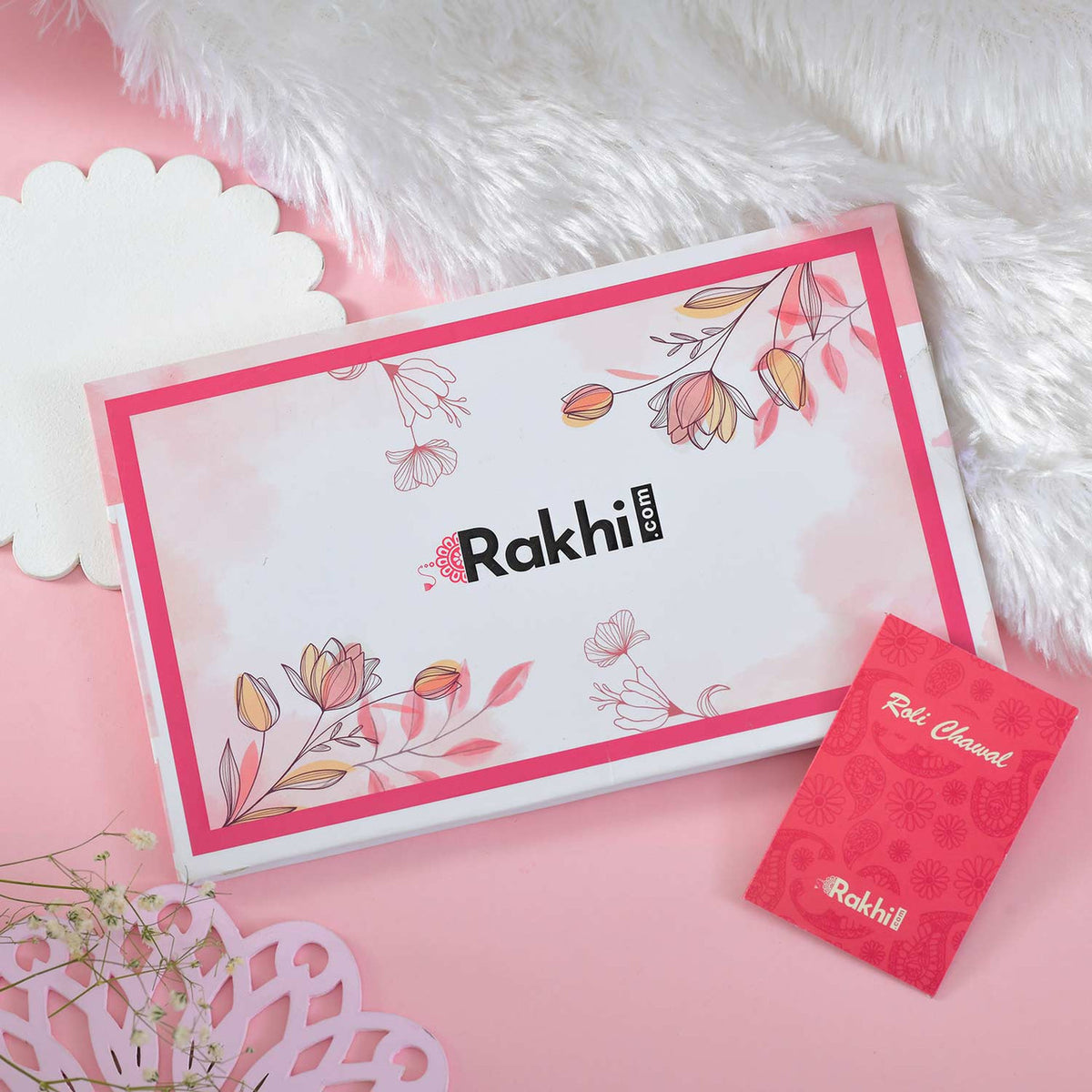Bhaiya Bhabhi Rakhi With Laddoo & Cashew