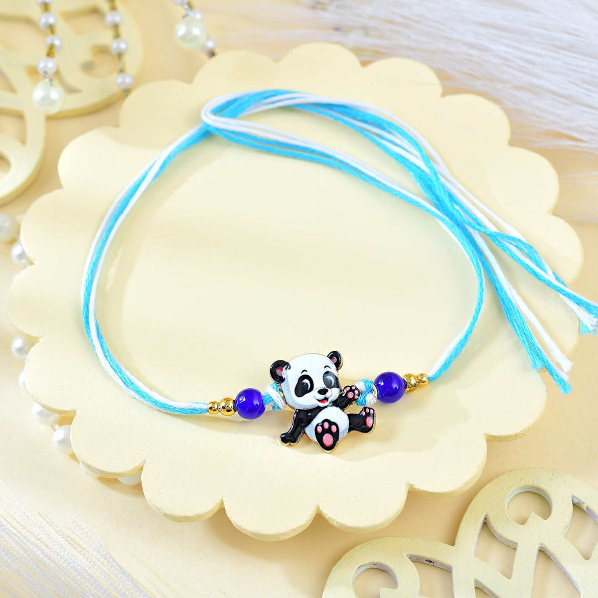 Star Wars Grogu Kids Backpack with Cute Panda Rakhi