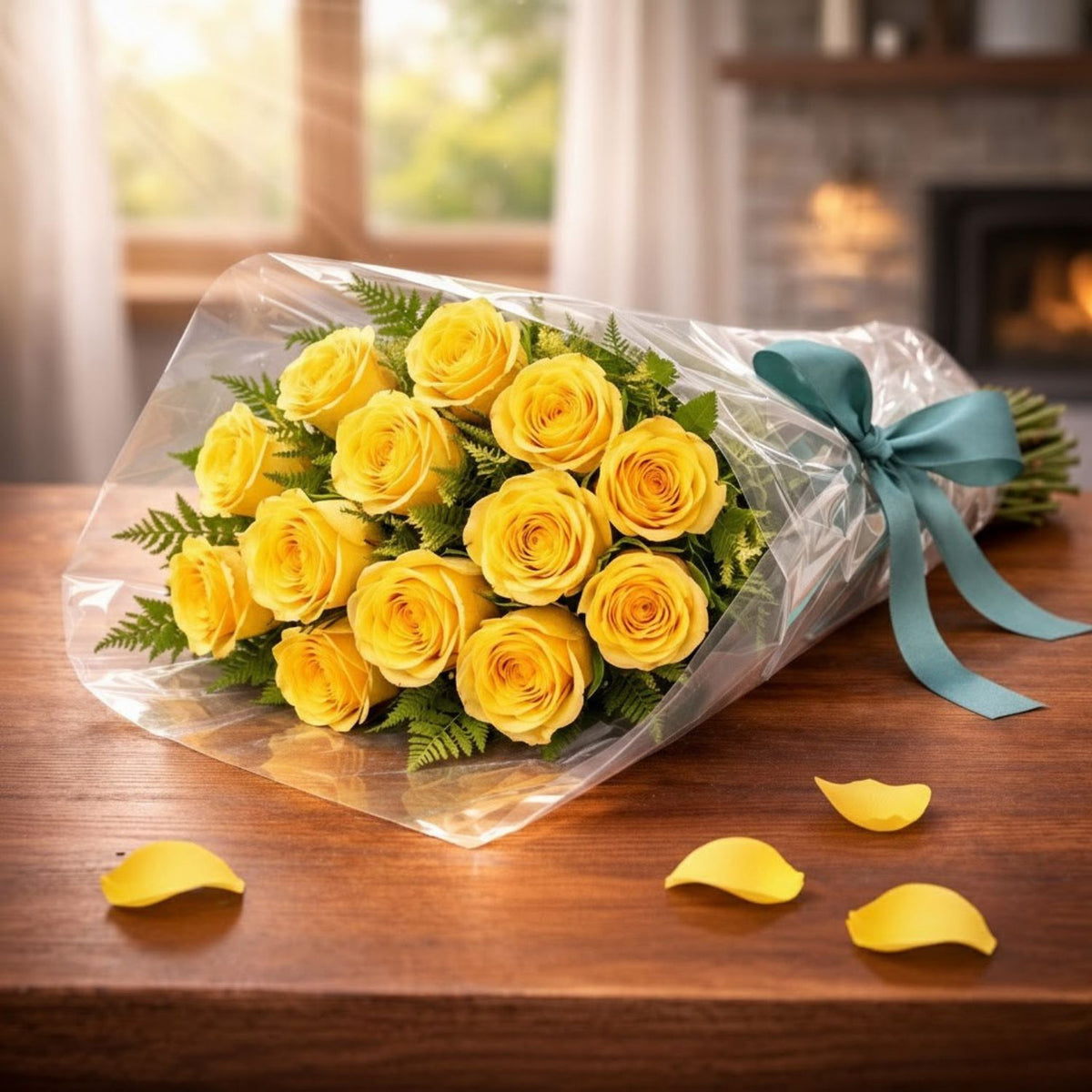 Golden Yellow Cymbidium Bouquet