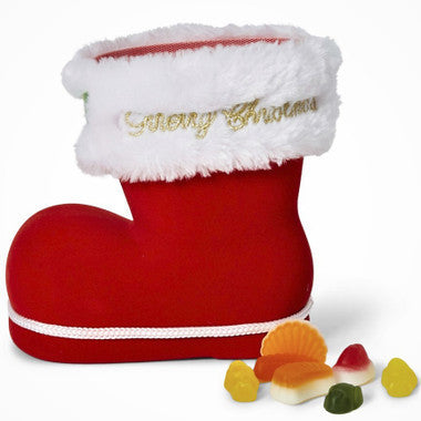 Christmas Santa Boot with Party Mix