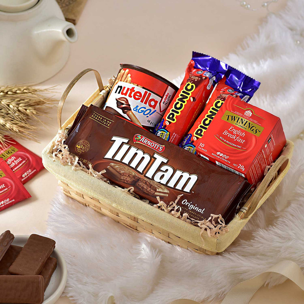 Tea & Chocolate Delight Basket