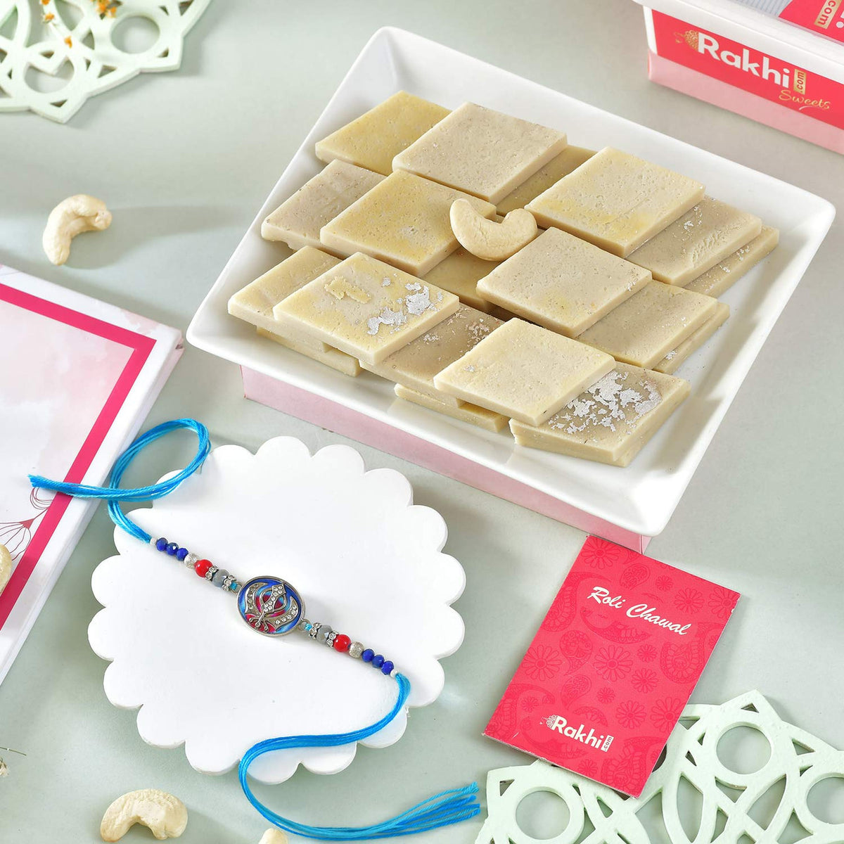 Ek Onkar Rakhi With Kaju Katli