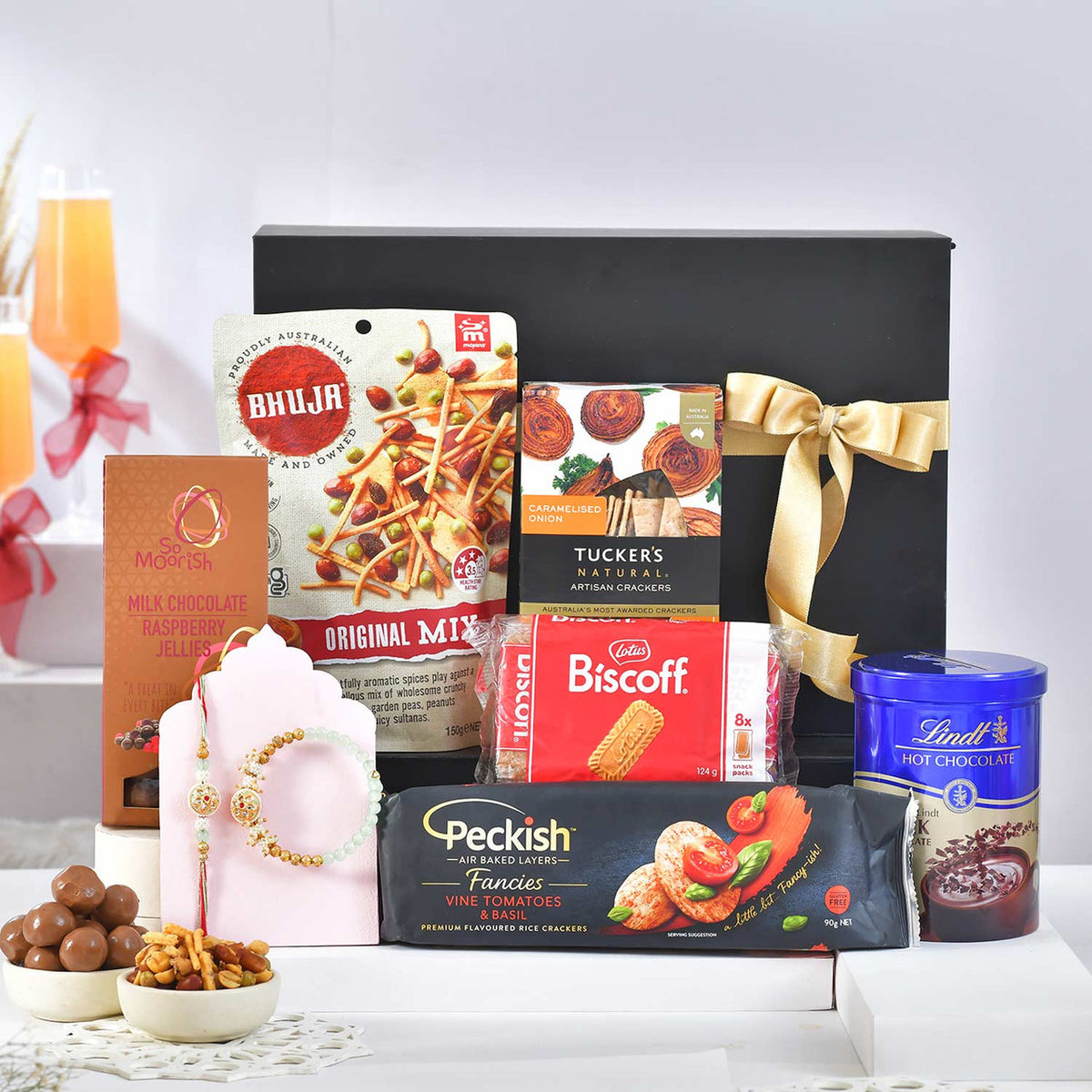 Premium Bhaiya Bhabhi Rakhi Gift Hamper