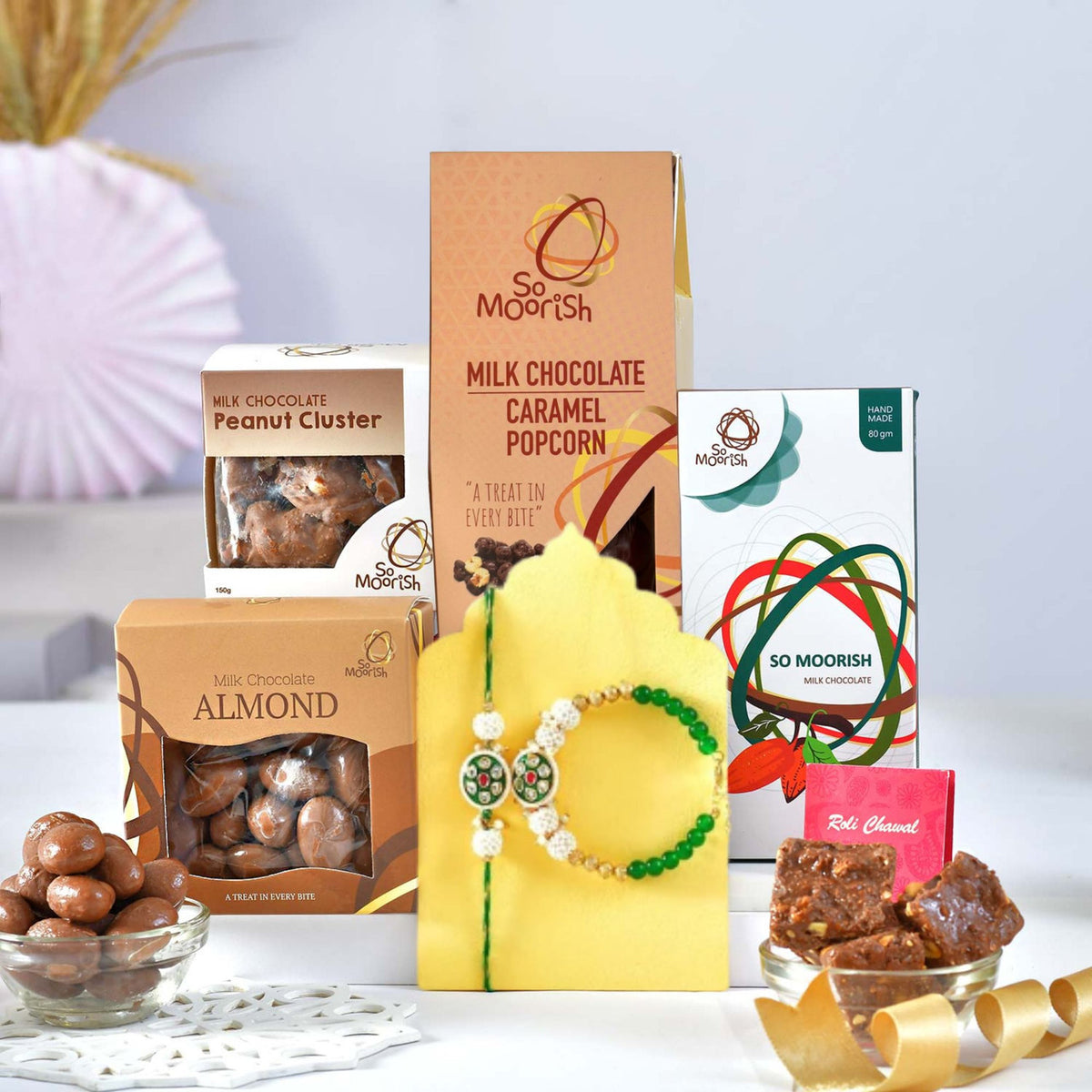Bhaiya Bhabhi Rakhi With Gourmet Hamper