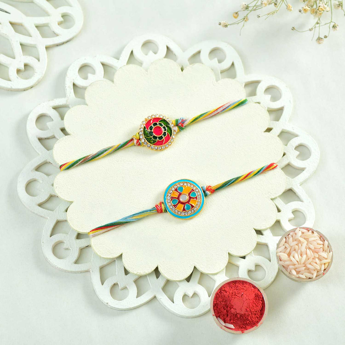 Two Beautiful Rakhis For Dashing Bhai