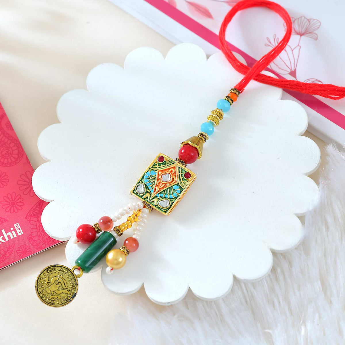 Exquisite Bhaiya Bhabhi Rakhi Set