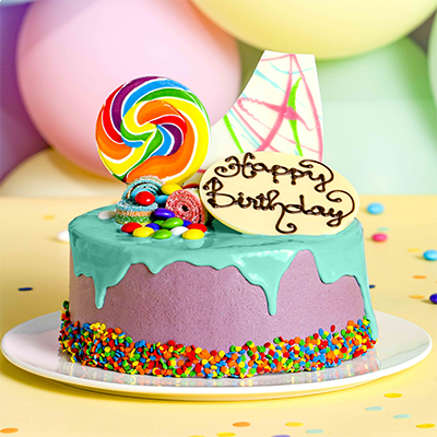 Candyland Birthday Delight Cake