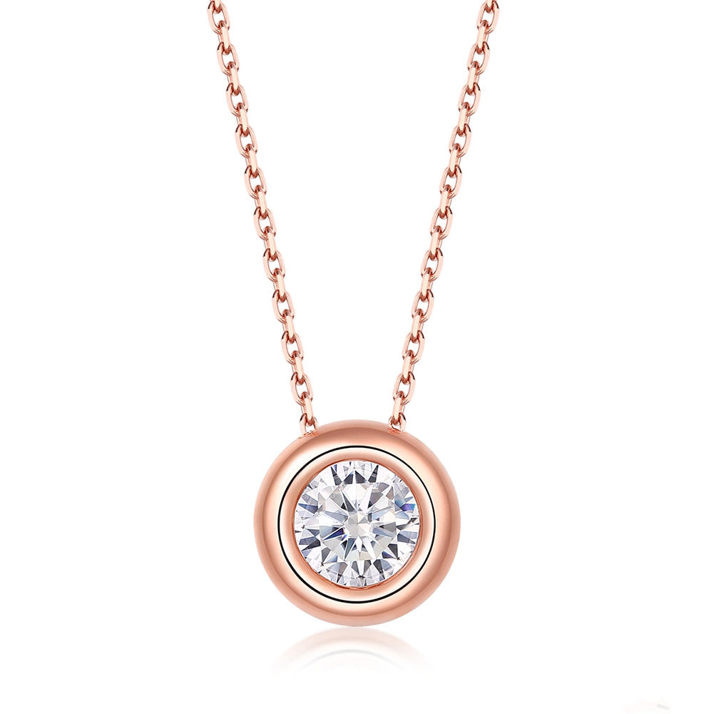 Classic Rose Gold Plated 925 Silver Chain