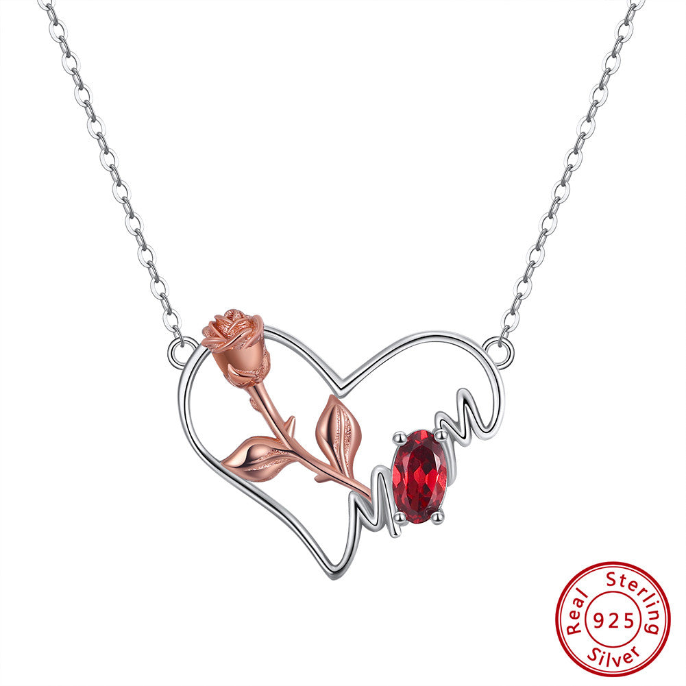 Red Turquoise 925 Sterling Silver Pendant