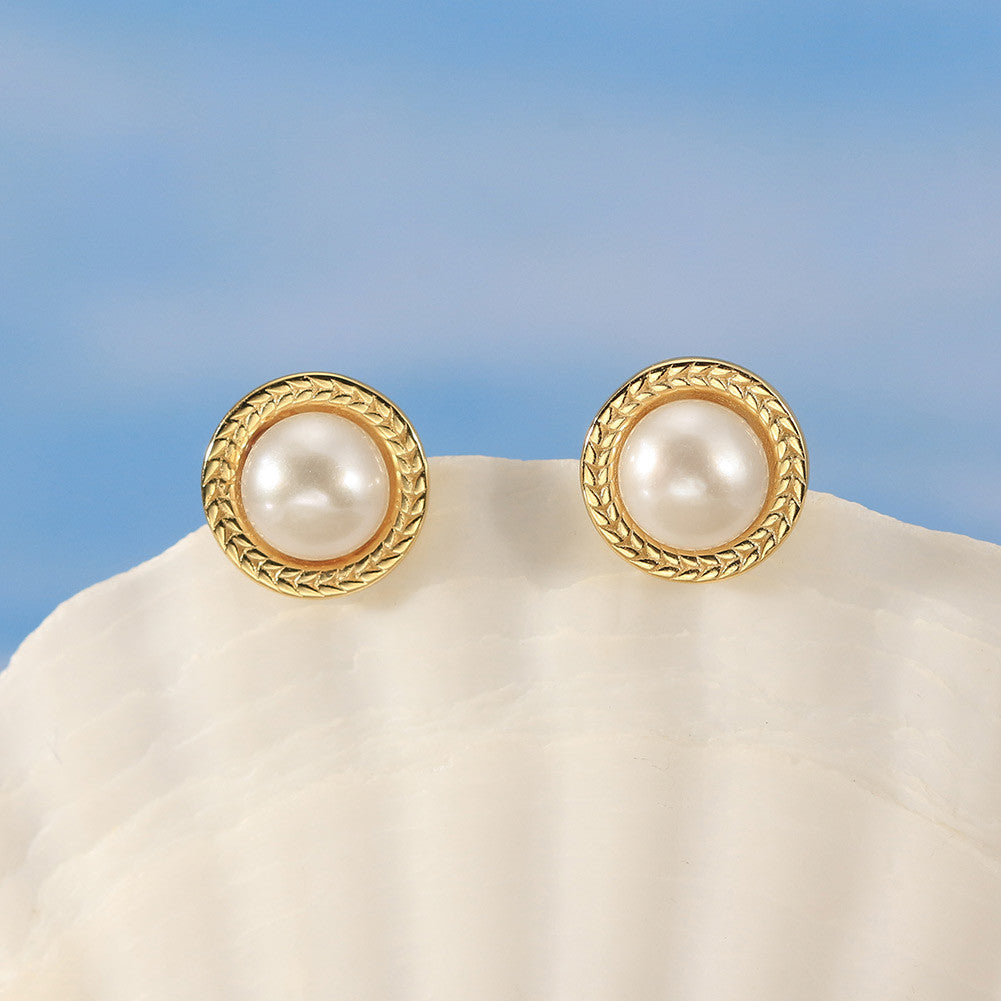 Elegant 14K Gold Plated Earrings
