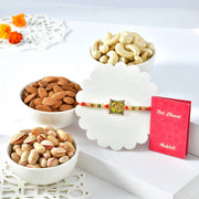 Ek Onkar Rakhi With Assorted Dryfruit Nuts