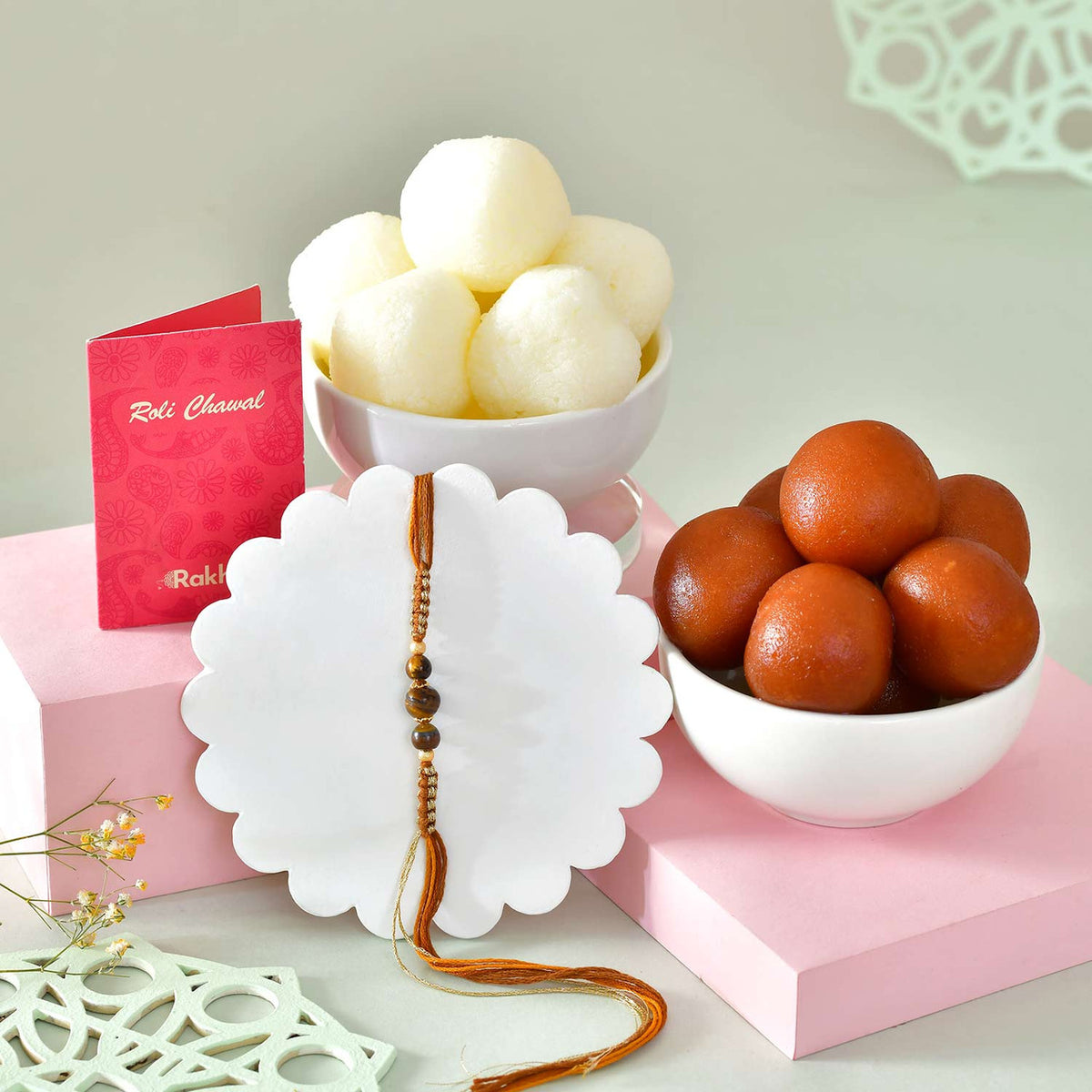 Sacred Bond Rakhi with Sweets