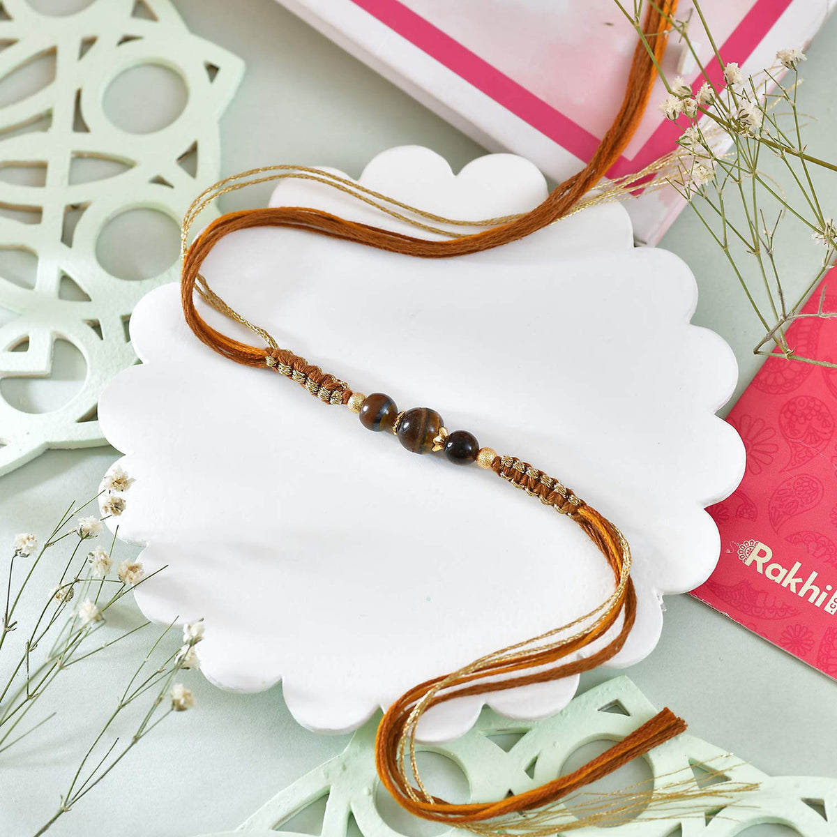 Tiger Eye Spiritual Bhai Rakhi