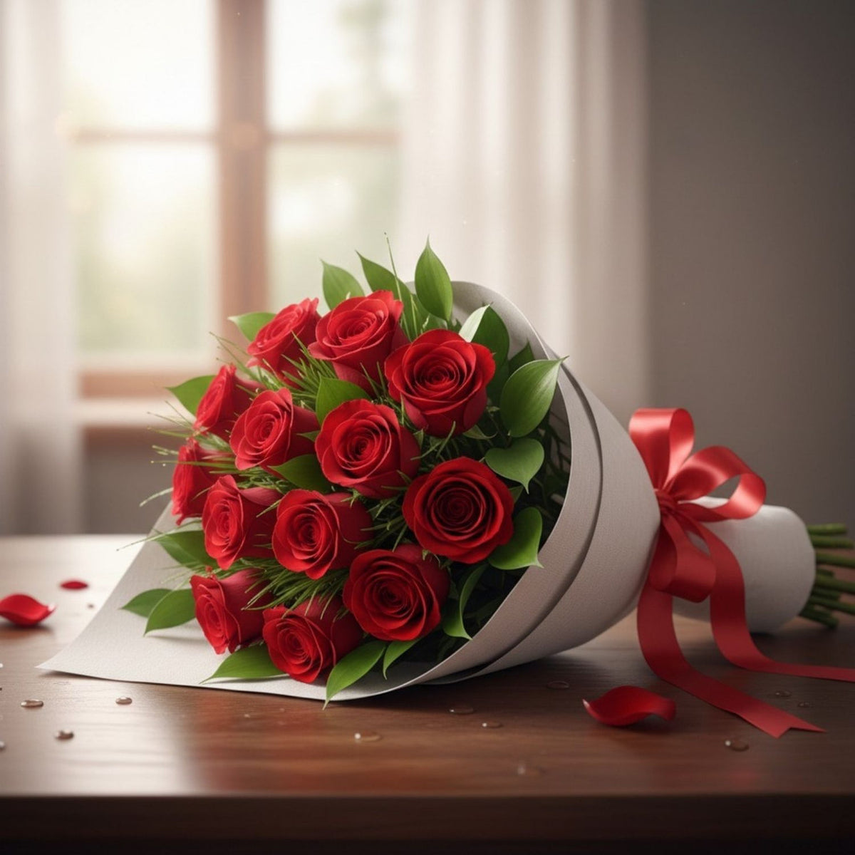 Timeless Red Rose Bouquet