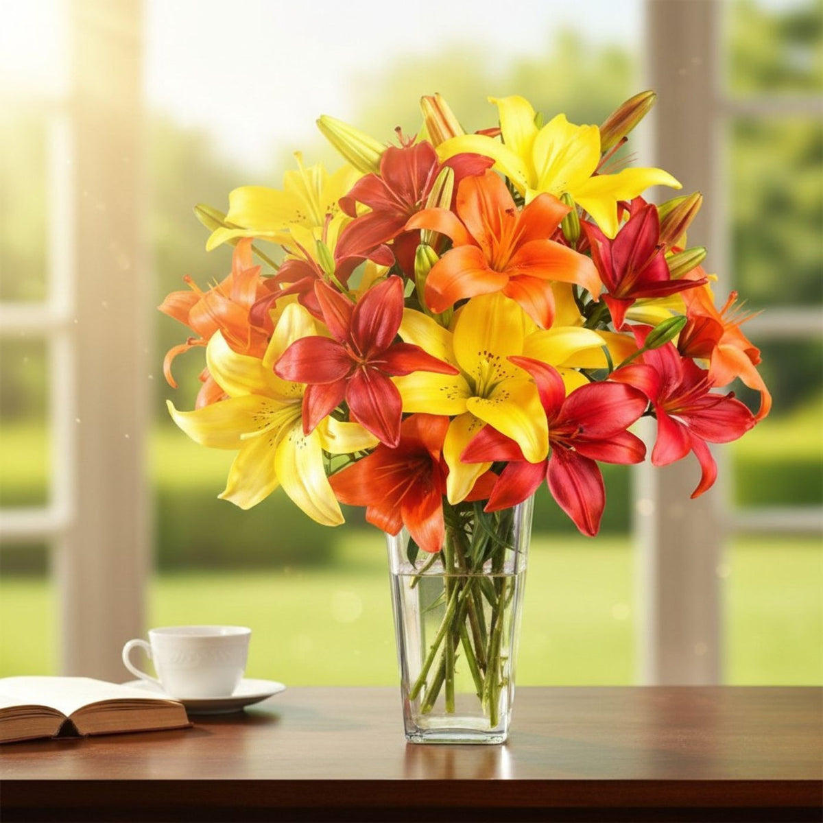 Radiant Asiatic Lilies Bouquet