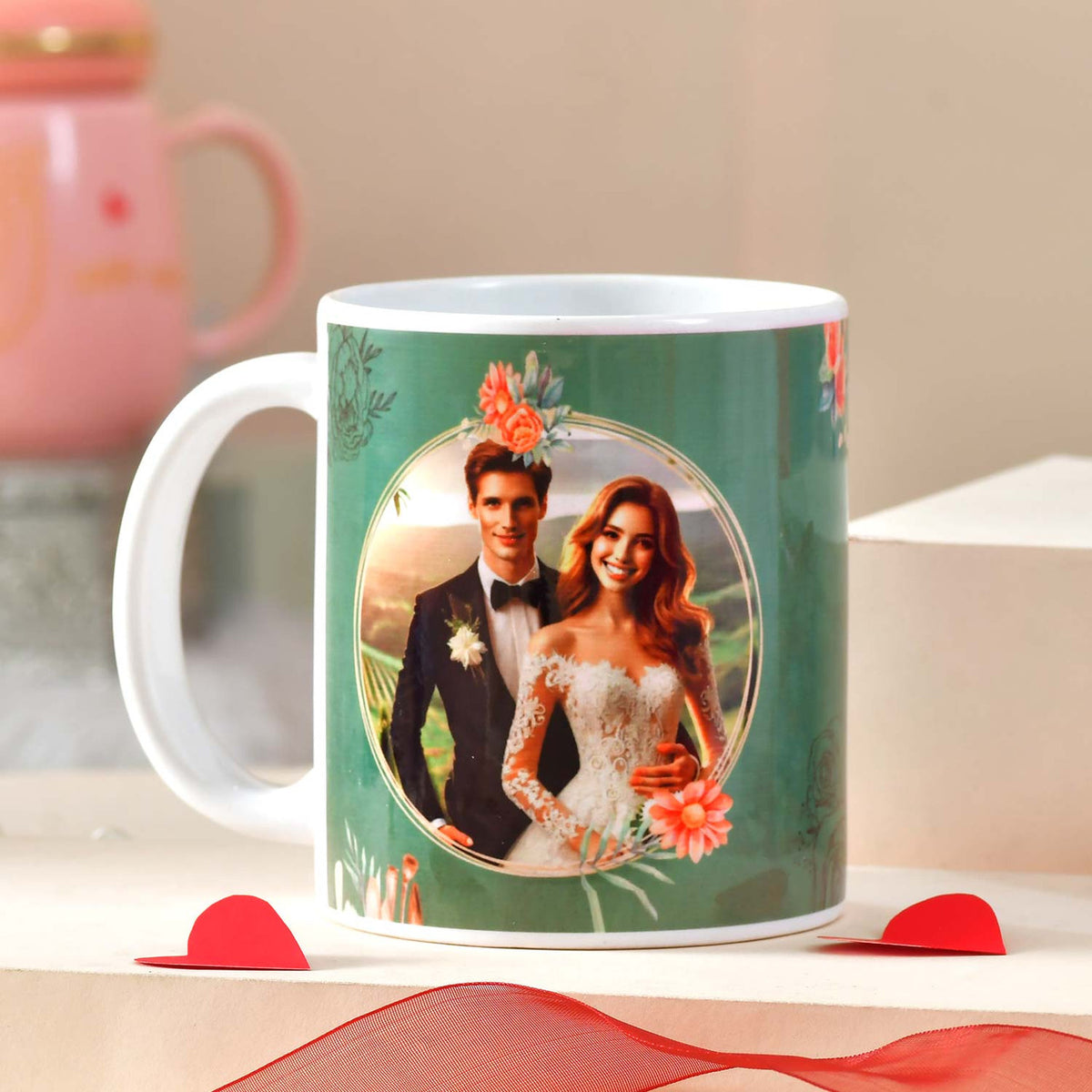 Cherished Moments Anniversary Personalized Mug