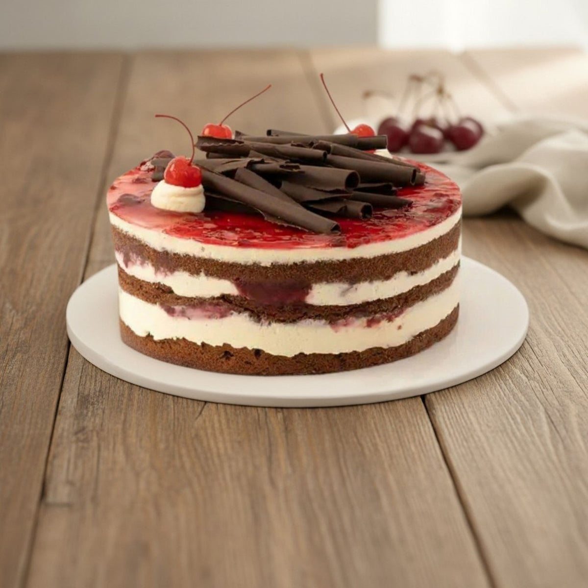 Classic Black Forest Chocolate Tort Cake
