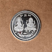 999 Silver Lakshmi Ganesha Coin