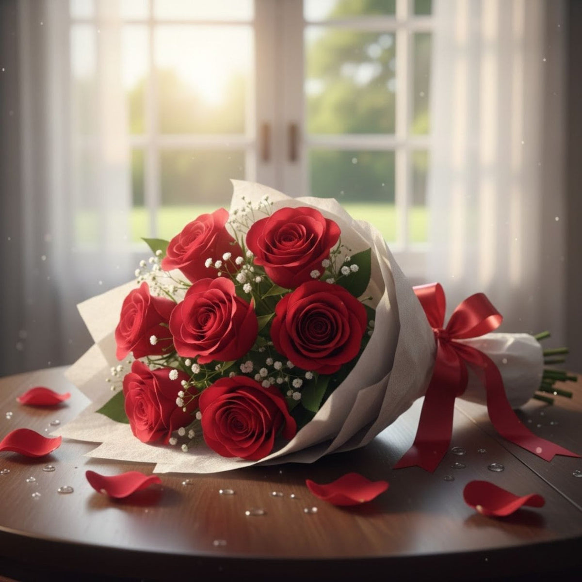 Timeless Red Rose Bouquet