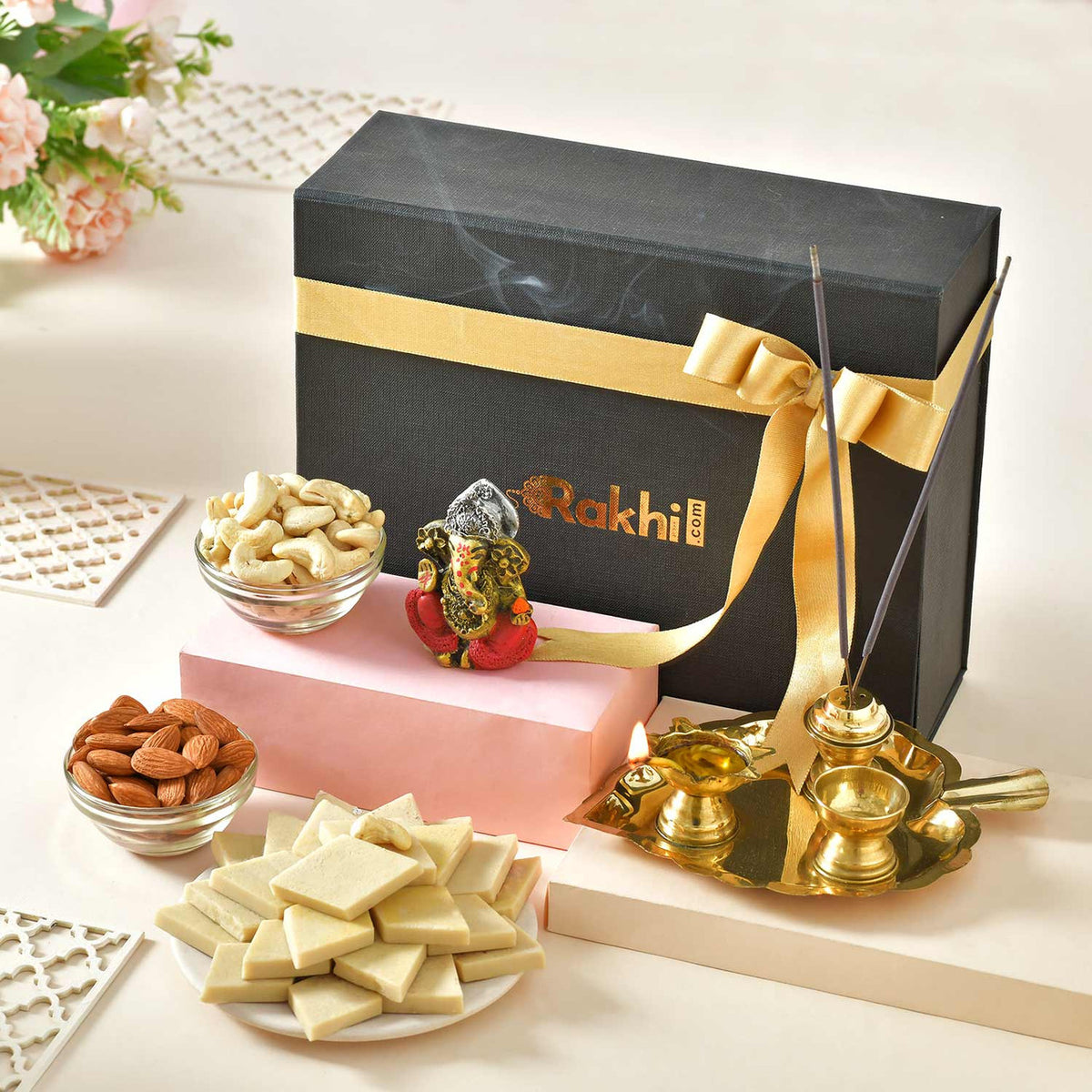 Festive Ganesha & Dry Fruit Gift Hamper