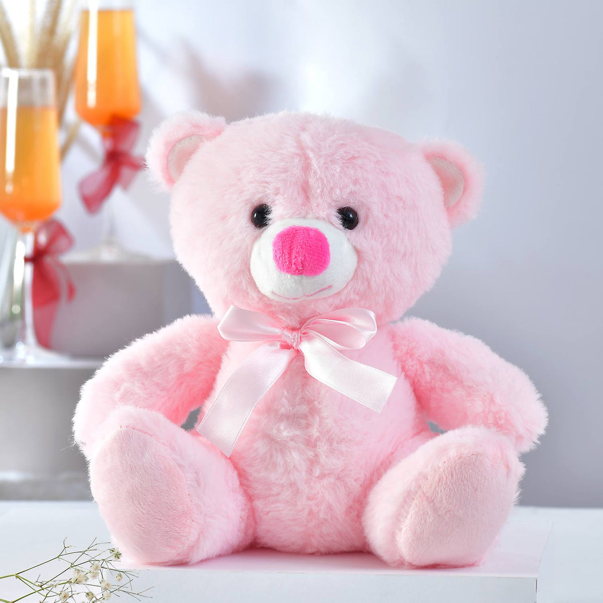 Mississippi Cake & Pink Teddy Gift Combo