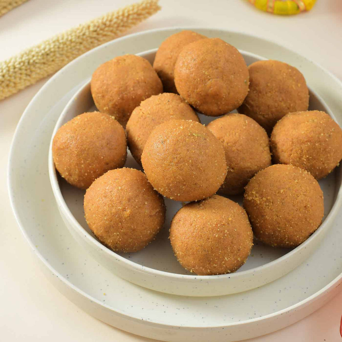 Ganpati with Besan Laddoo & Ferrero Rocher