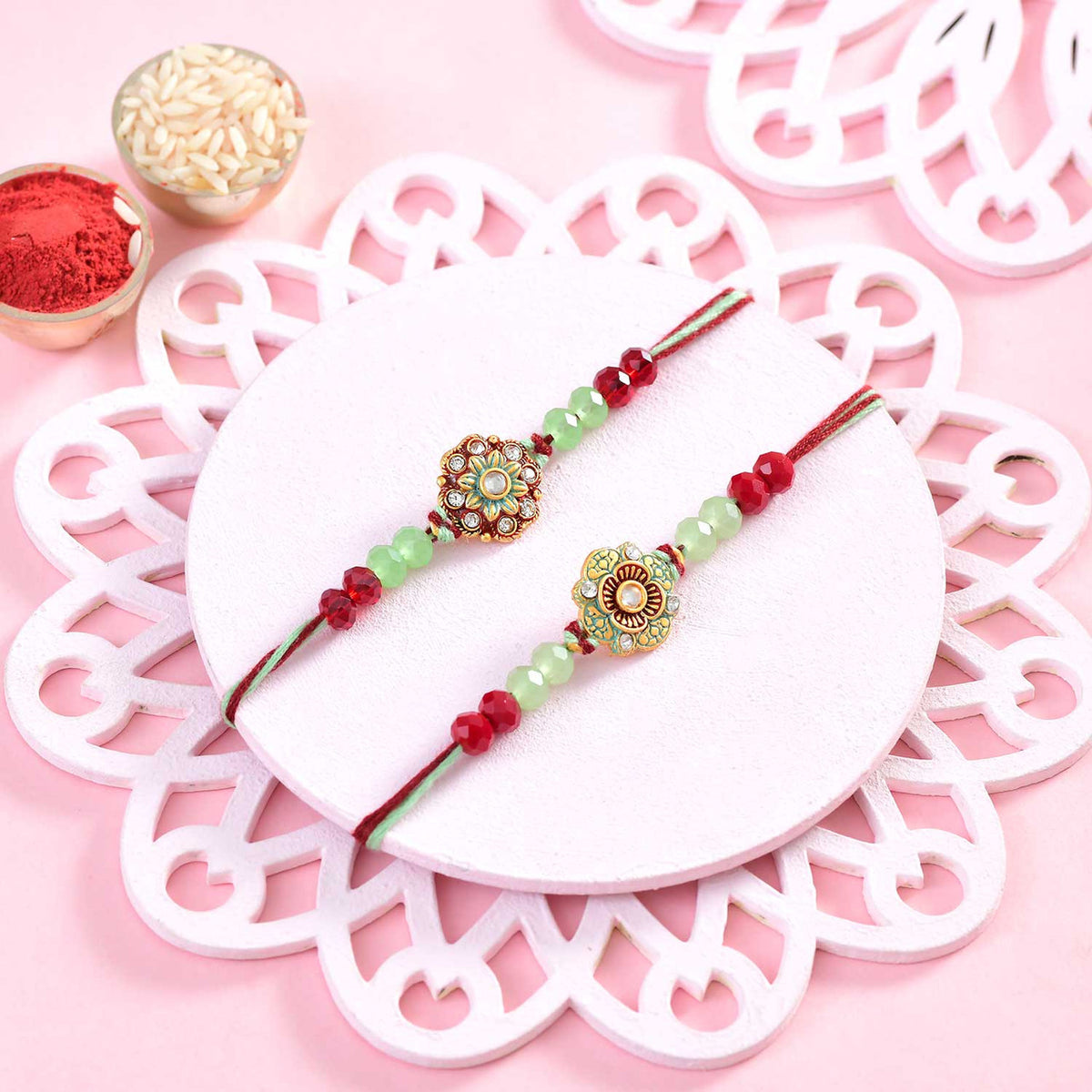 Set of 2 Fascinating Rakhi