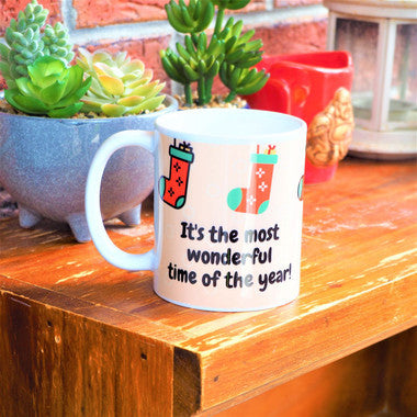 Christmas Cheer Quote Coffee Mug