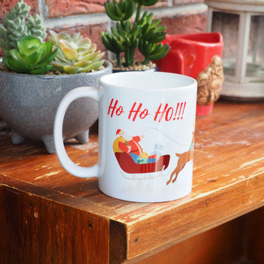Ho Ho Ho Christmas Santa Mug