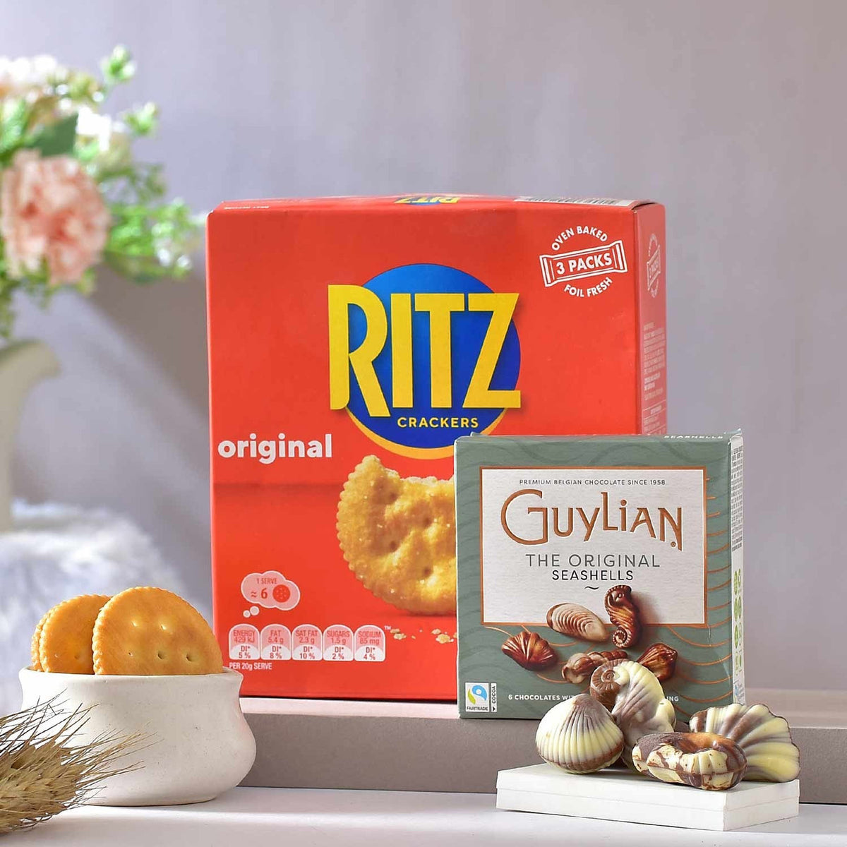 Premium Chocolate & Biscuit Gift Basket