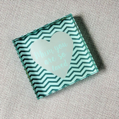 Elegant Solid Glass Photo Frame