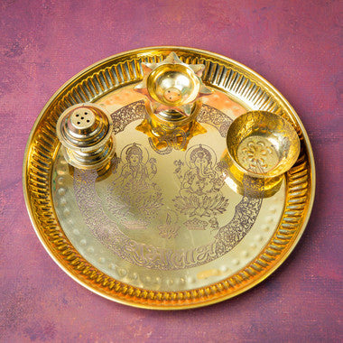 Laxmi Poojan Thali with Sweets & Chocolates