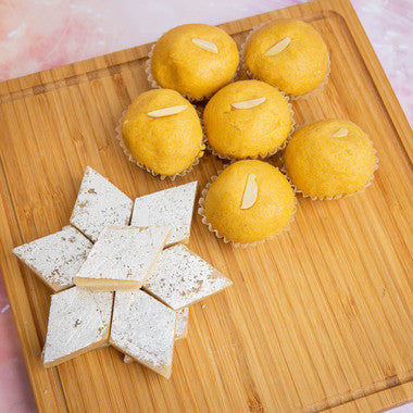 Diwali Sweet Gift Hamper with Diyas
