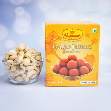 Diwali Gulab Jamun & Cashew Gift Hamper