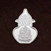 Auspicious Ganesha Kalash 999 Pure Silver Coin-5gm