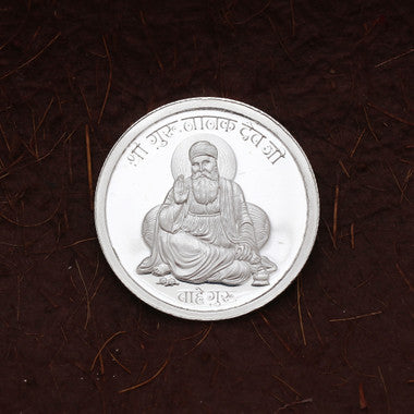 999 Silver Guru Nanak Coin