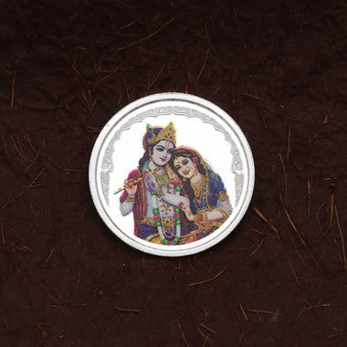 999 Silver Radha Krishna Coin