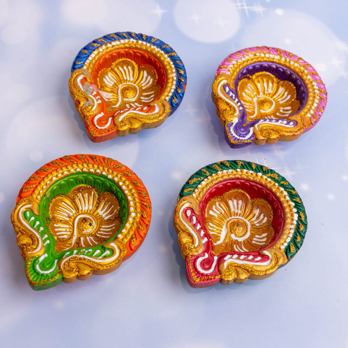 Decorative Diya Set