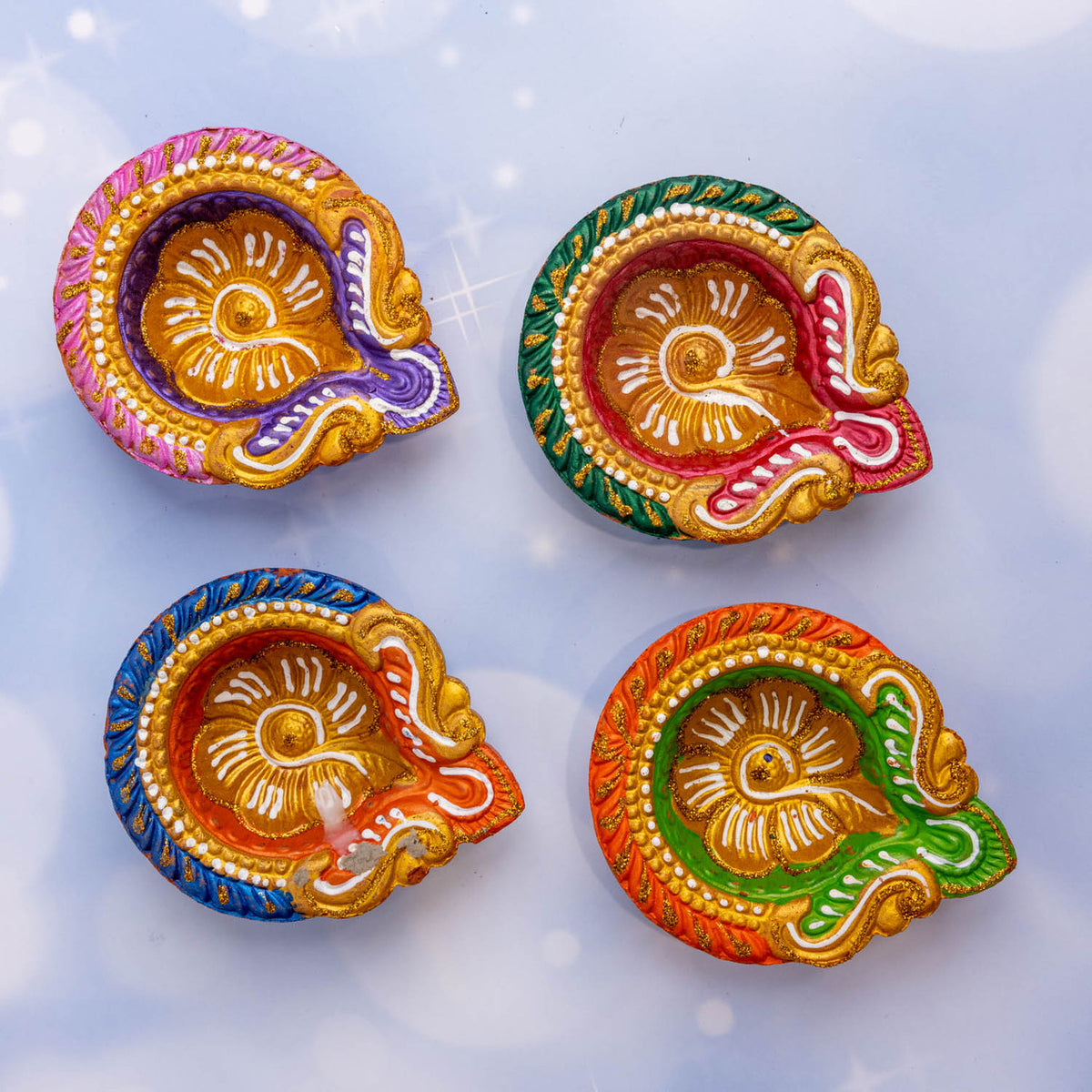 Decorative Diya Set