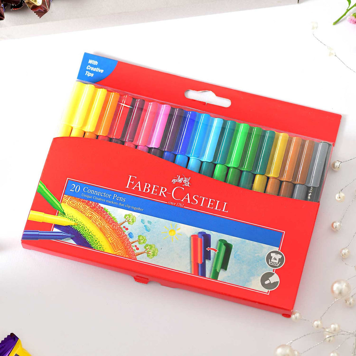 Faber-Castell Colors & Chocolate Gift Set