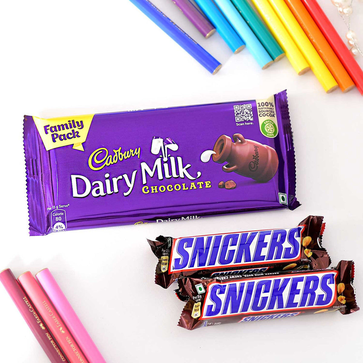 Faber-Castell Colors & Chocolate Gift Set