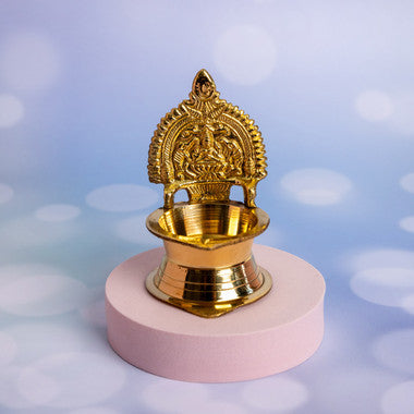 Ganpati & Laxmi Brass Diya