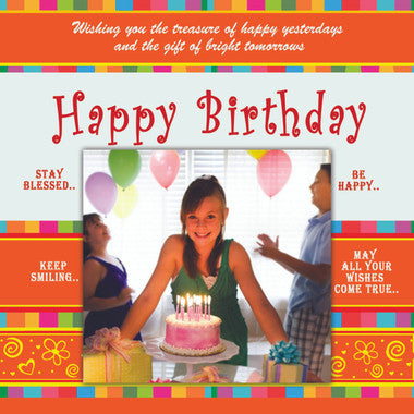 Personalized Birthday Photo Cushion
